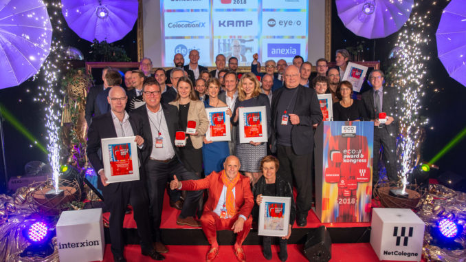 Nominierte, Gewinner und Laudatoren des Eco Awards_Foto eco e.V Nominierte, Gewinner und Laudatoren des Eco Awards_Foto eco e.V