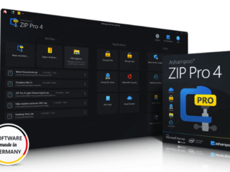 Ashampoo® ZIP Pro 4 führt native Shell-Erweiterungen und neue Favoriten- und Ereignis-Panels ein